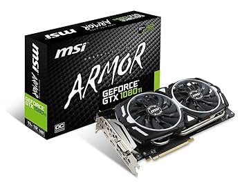 Amazon | MSI GeForce GTX 1080 Ti ARMOR 11G OC グラフィックス